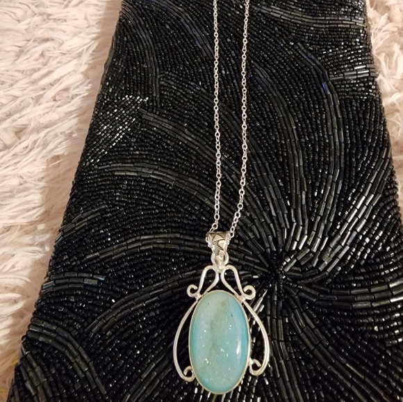 Unknown Jewelry Vintage Baby Blue Necklace Poshmark